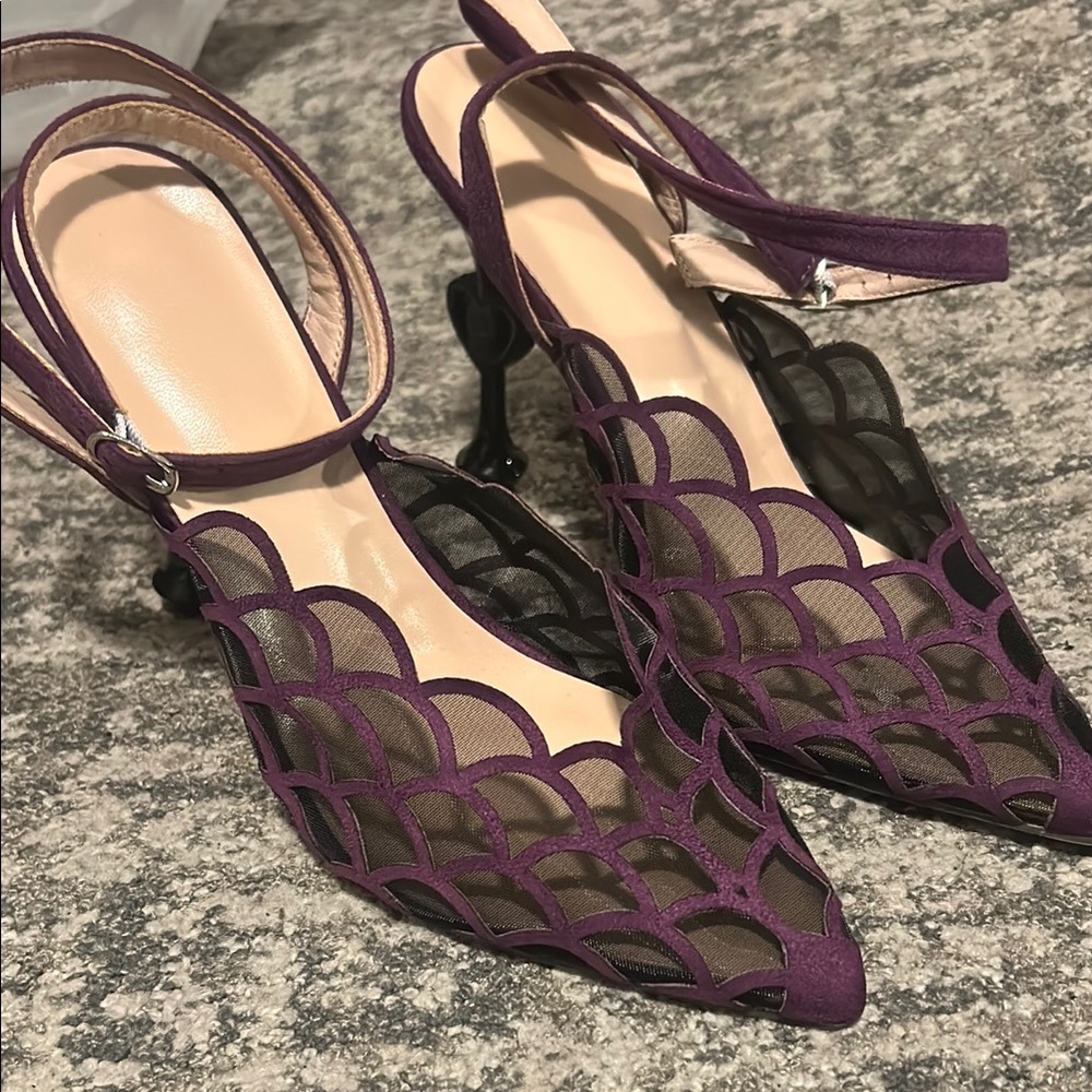 Elegant Purple Women's Heels